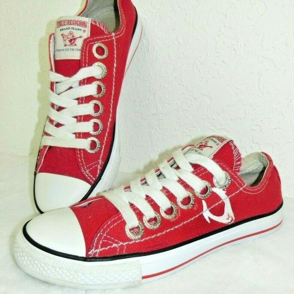 red true religion shoes